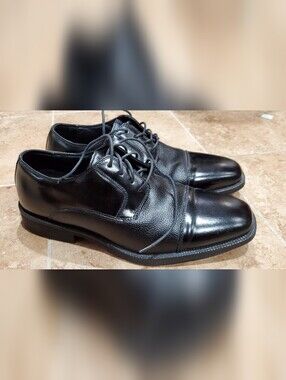 Classic Black Men’s Lace-Up Dress Shoes